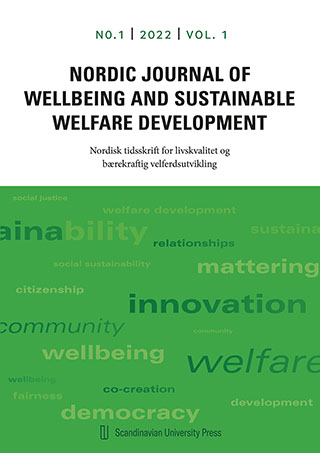 Nordic Journal of Wellbeing and Sustainable Welfare Development
